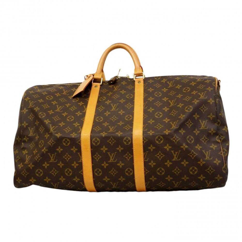 LOUIS VUITTON Brown Monogram Boston Bag